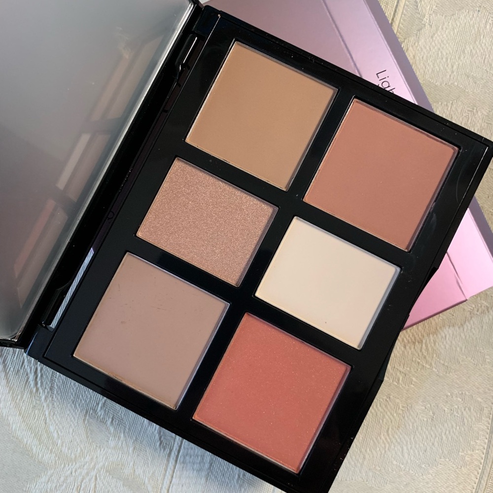 Wingme Ethereal Rose Blush Bronzer Cheek Palette Light Medium BNIB